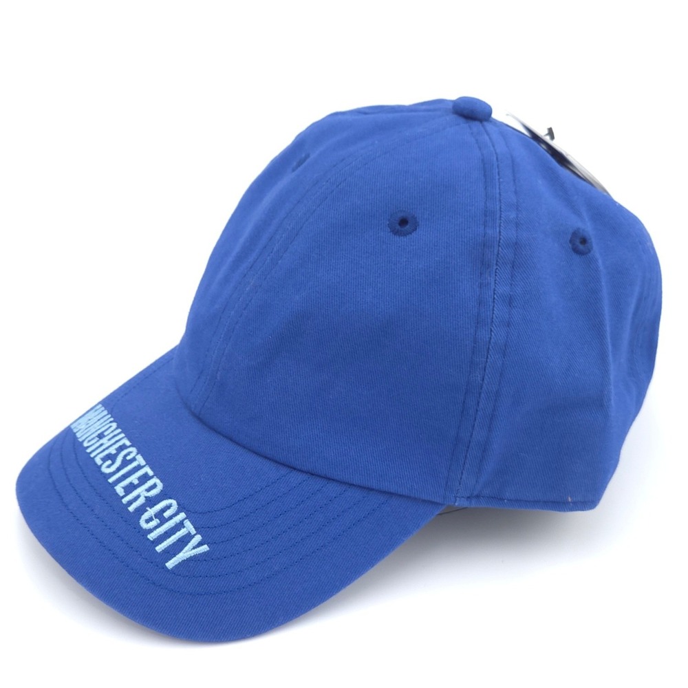 Manchester City FC Hat Blue Adjustable Soccer Dad Cap Cotton OSFM Fan Ink NEW - Picture 3 of 10